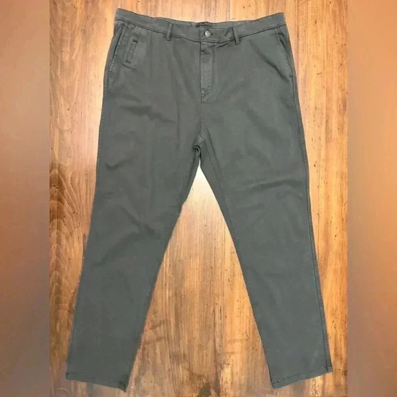 Rails Thomas Twill Chino Pants Size 38 Charcoal Business Casual Neutral $228 NWT - Picture 2 of 16